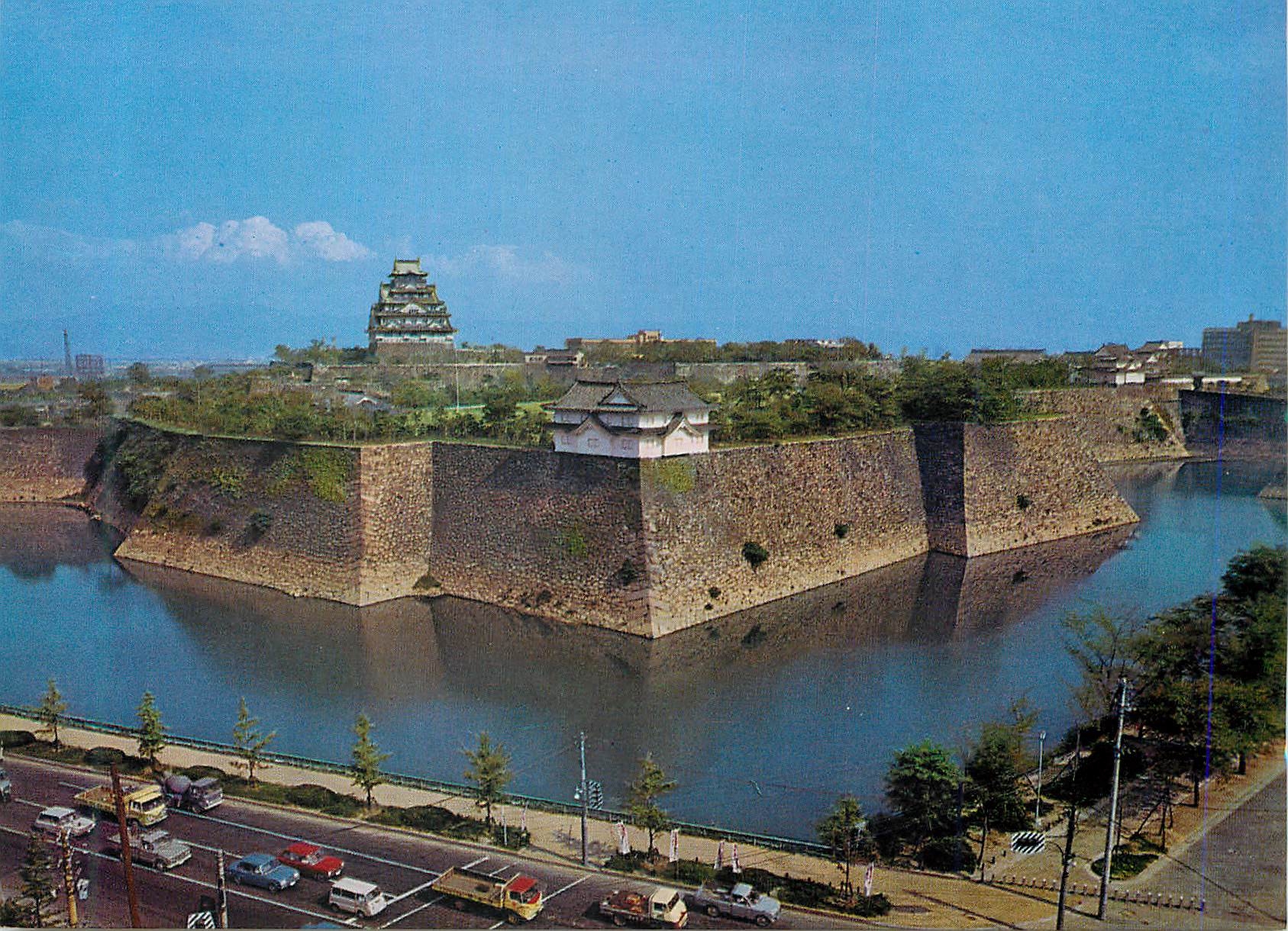 CPM The Long Wall Stones and the Moat OSaka Castle