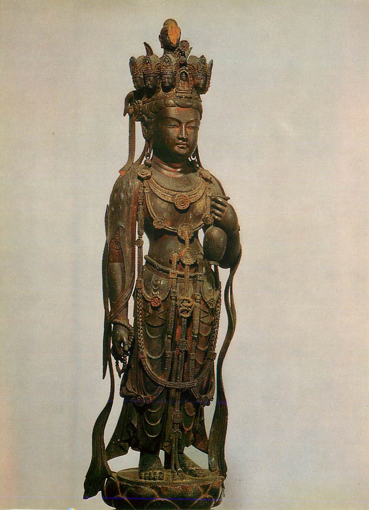 CPM Nine Headed kannon (Wooden) Horyuji