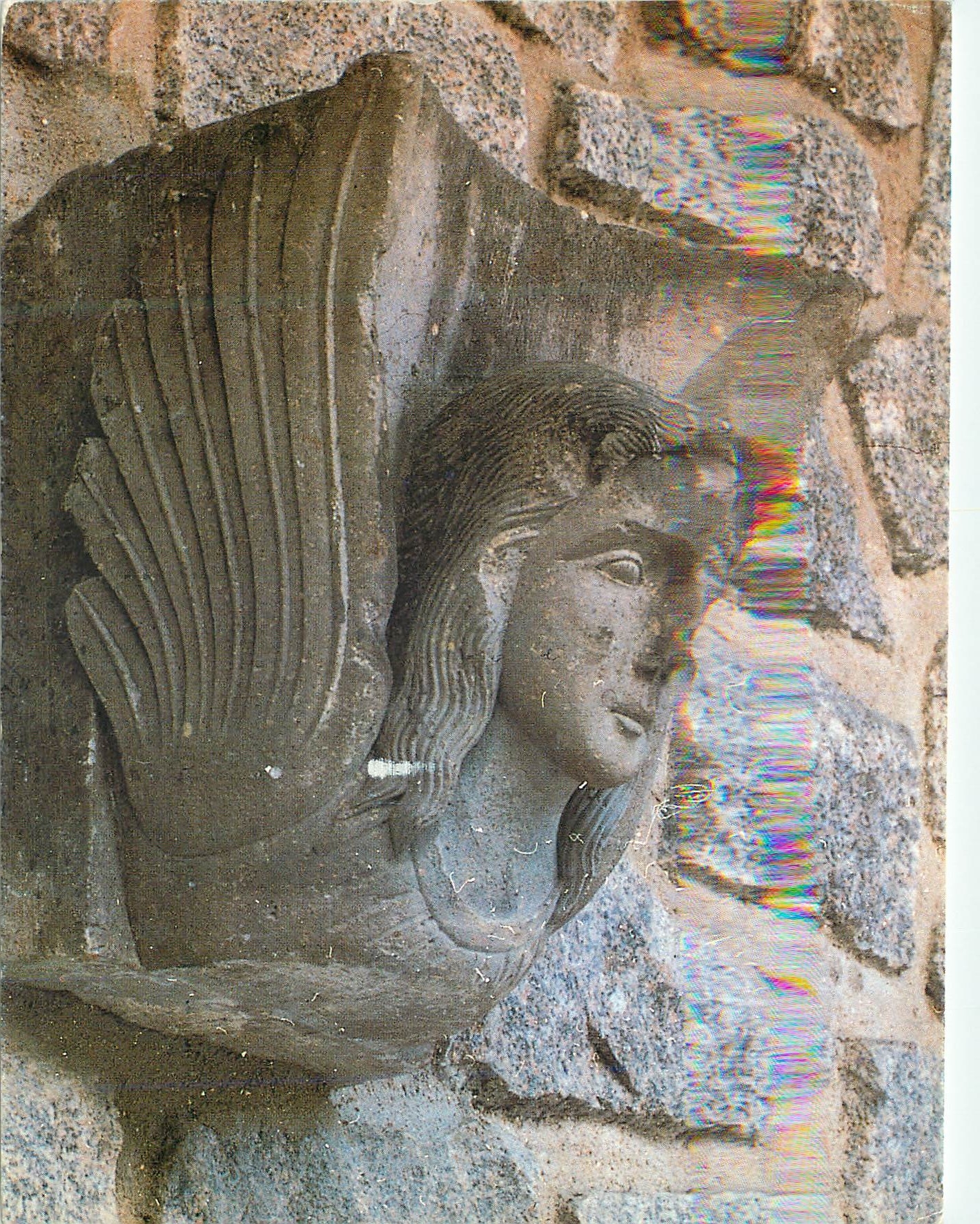 CPM L'ange de Nagasaki faisait partie de la facade de l'eglise d'Urakami