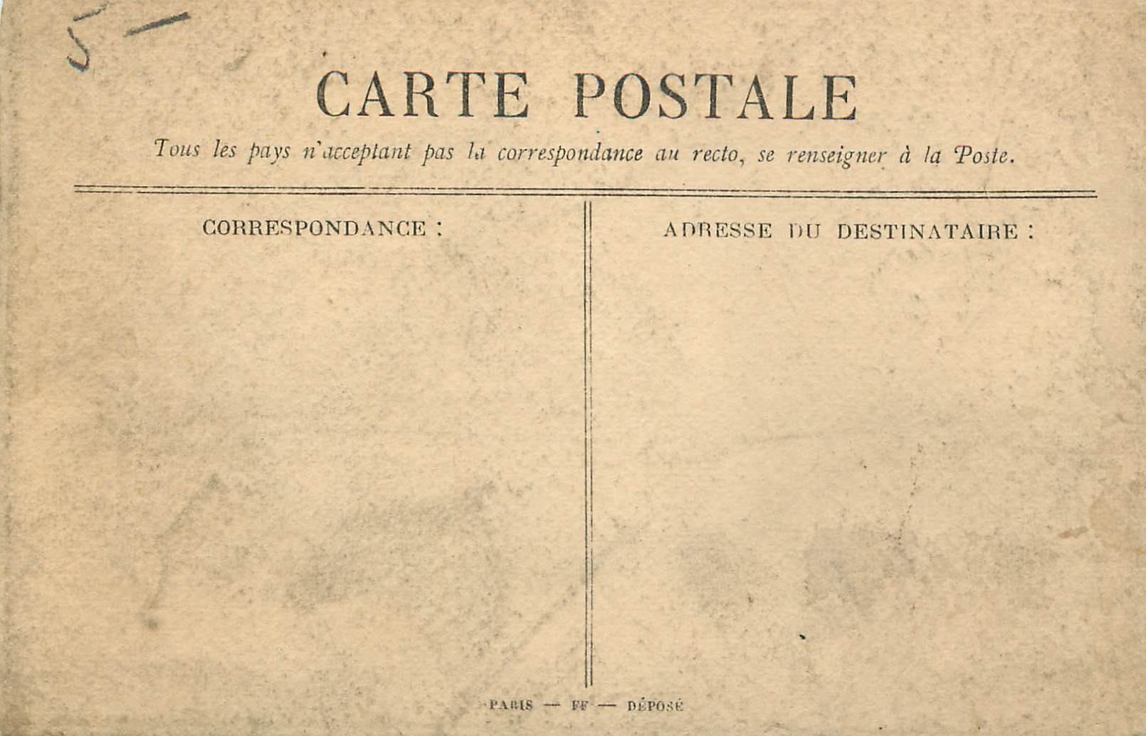 CPA La Hougueby Jersey Sejour de Victor Hugo pendant son exil — Rückseite