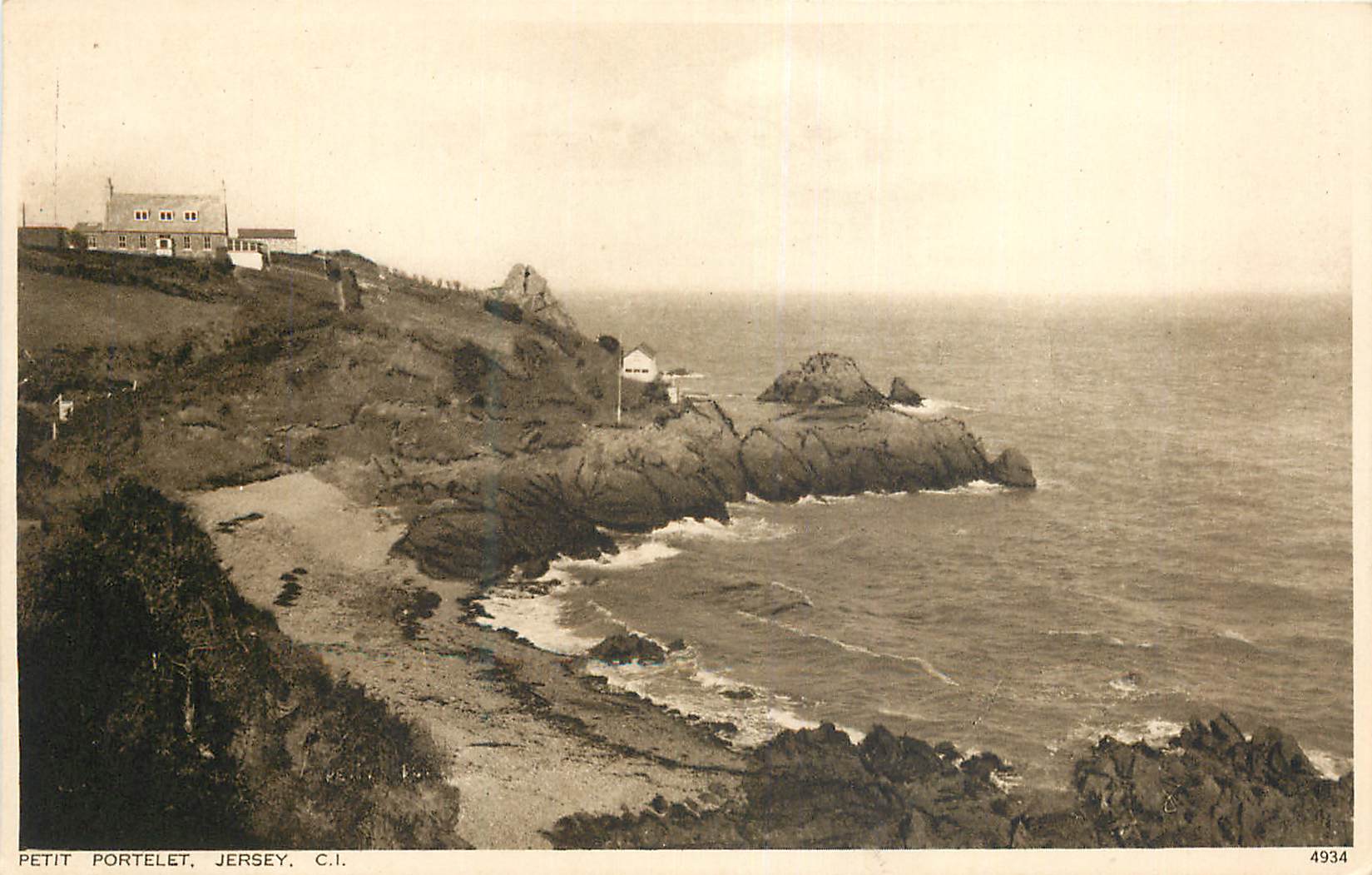 CPA Petit Portelet Jersey
