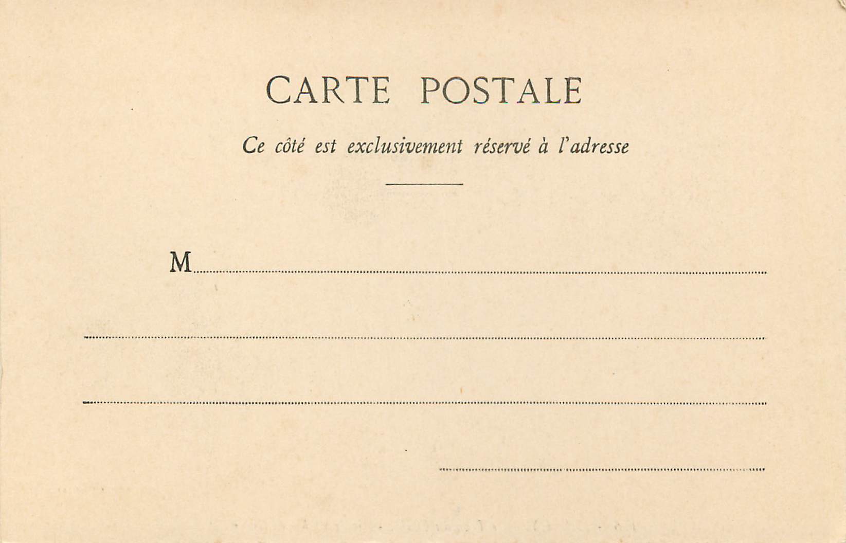 CPA Le Trou du Diable(Geoffroy Choinel Granville) — Rückseite