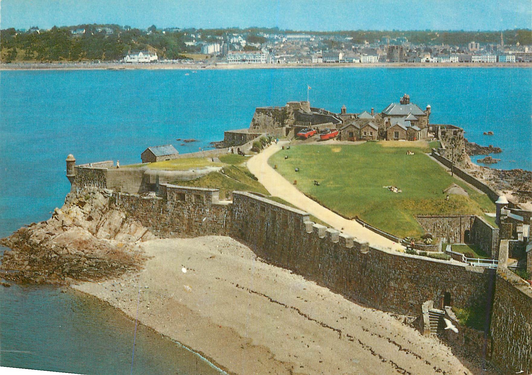 CPM Elizabeth Castle St Helier Jersey CI on a Rocky Offshore Islot stands Remarkable