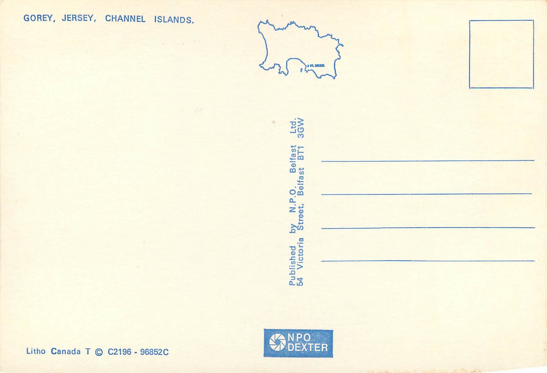 CPM Gorey Channel Islands Jersey — Rückseite