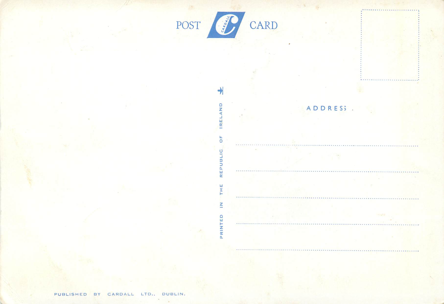 CPM Mont Orgueil Castle and Gorey Harbour Channel Islands Jersey  — Verso