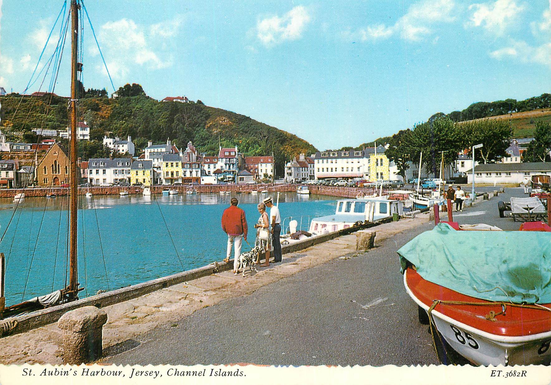 CPM St Aubin's Harbour Jersey Channel Islands
