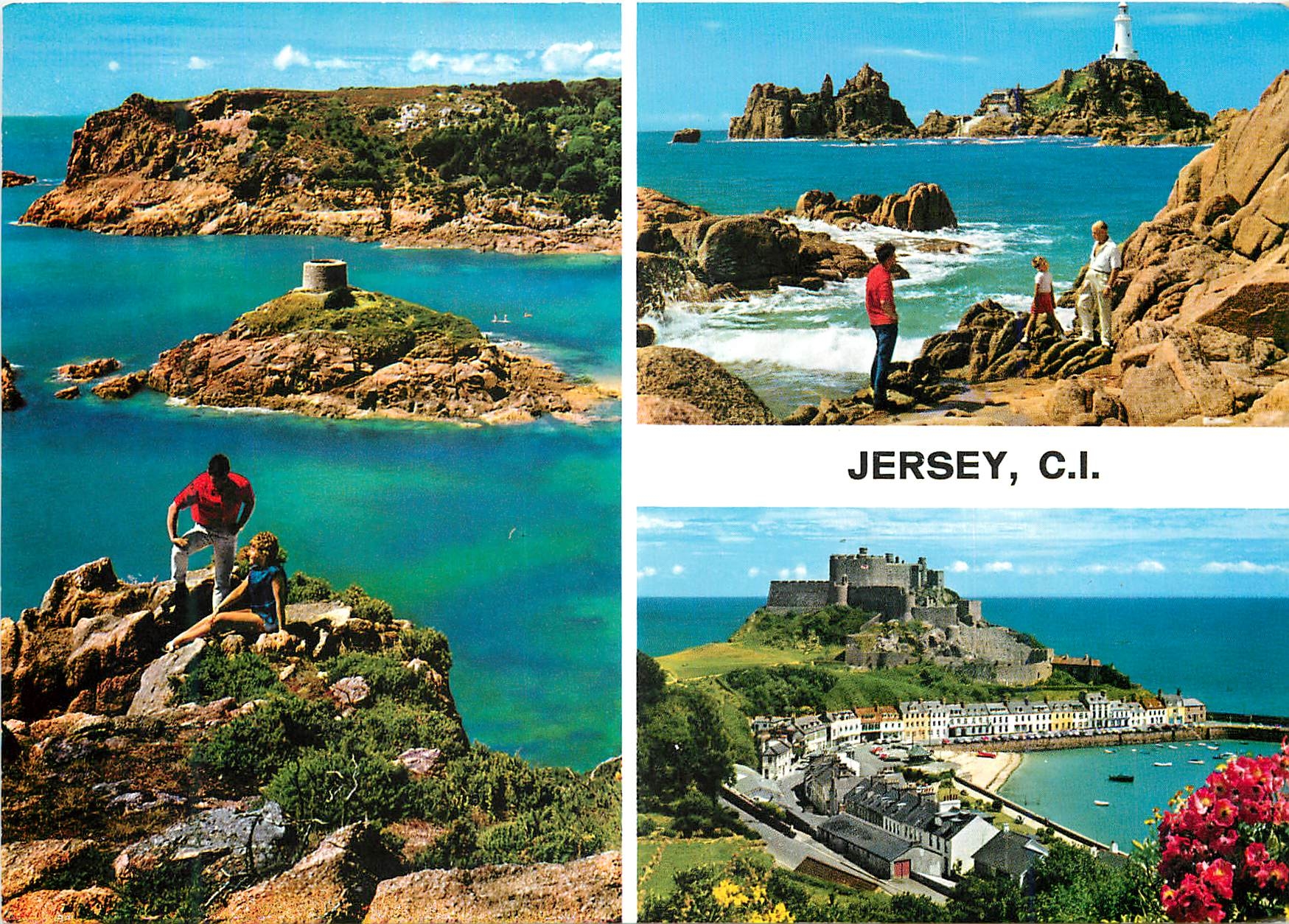 CPM Jersey CI 14 Miles from France
