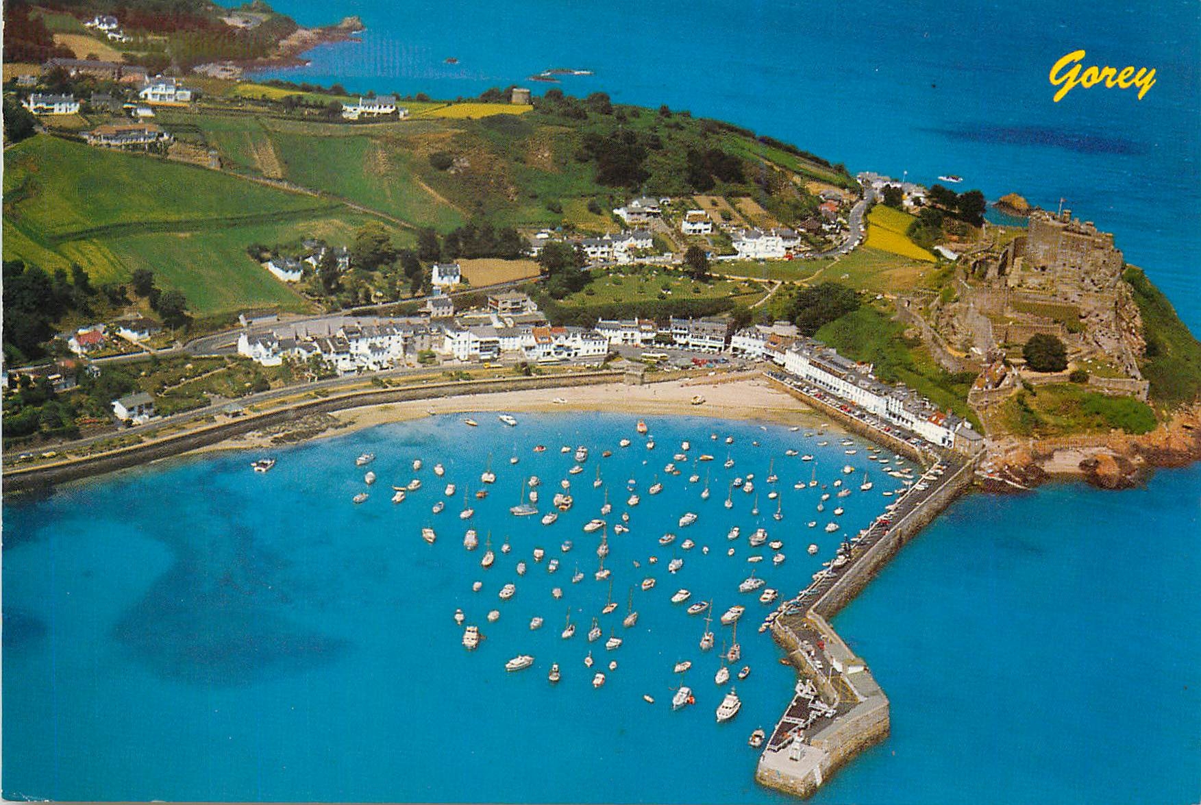 CPM Gorey Harbour Mont Orgueil Castle