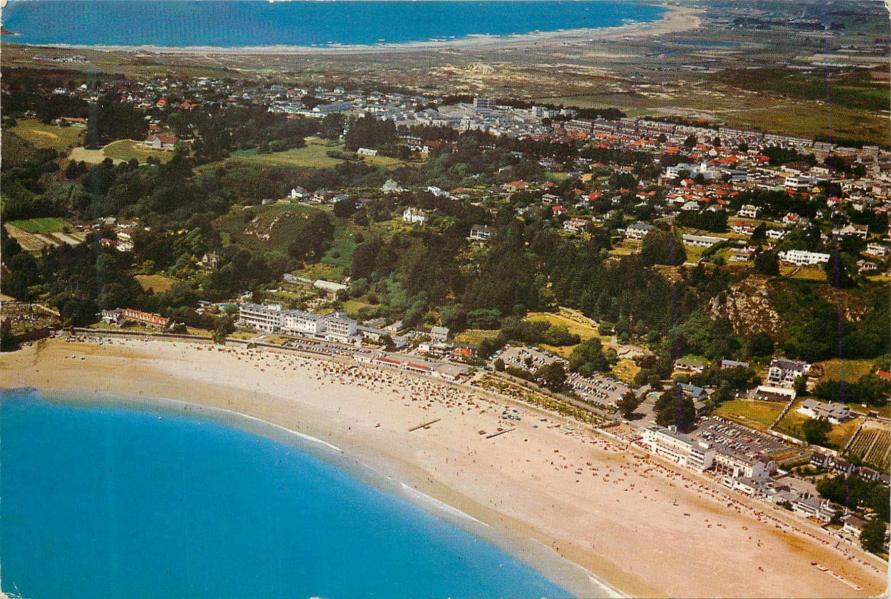 CPM Aerial view of St Brelade's and St Ouens Bay