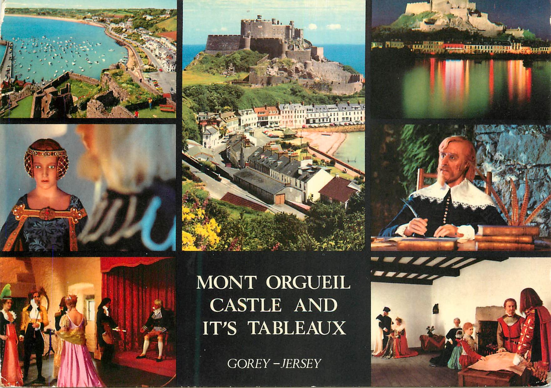 CPM Gorey Jersey Mont Orgueil Castle and It's Tableaux