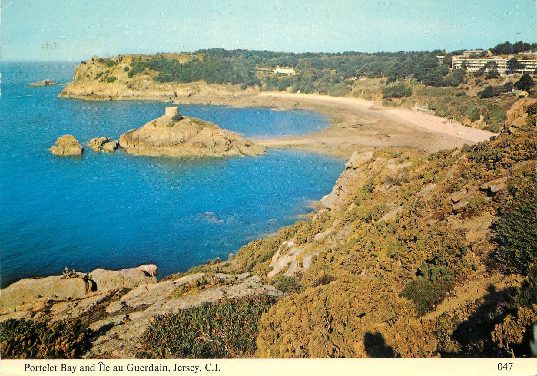 CPM Portelet Bay ant Ile au Guerdain Jersey CI