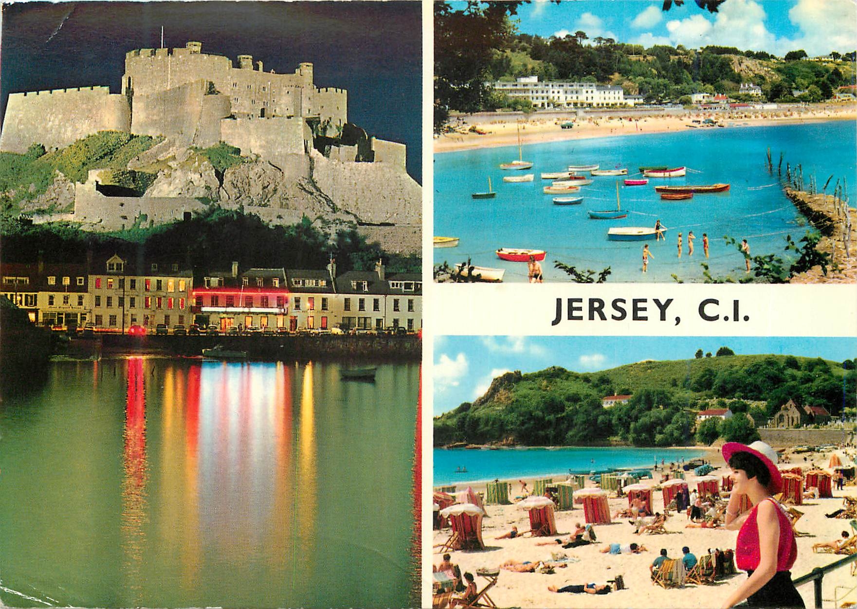 CPM Jersey CI 14 Miles from France