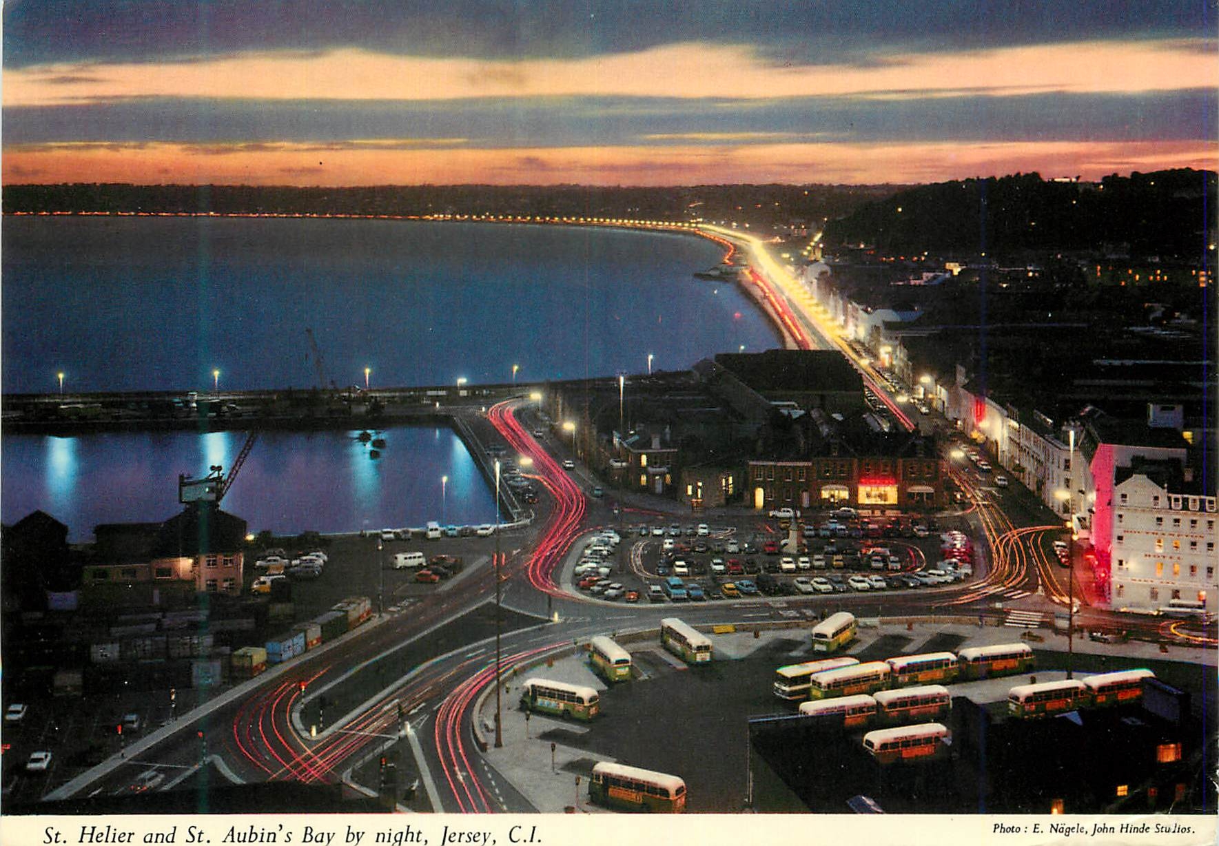 CPM St Helier and St Aubin's Bay By Night Jersey CI