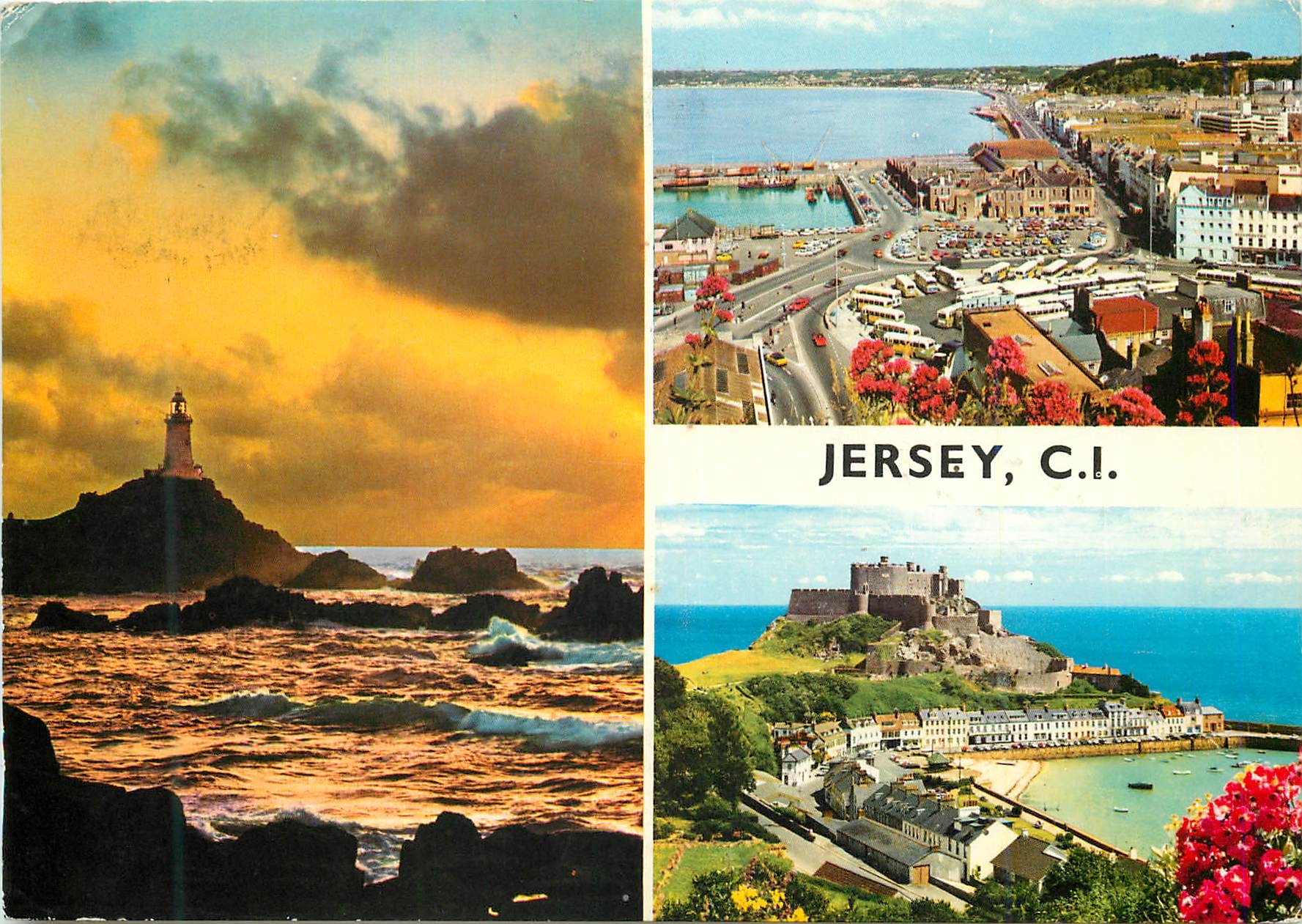 CPM Jersey 14 Miles from France