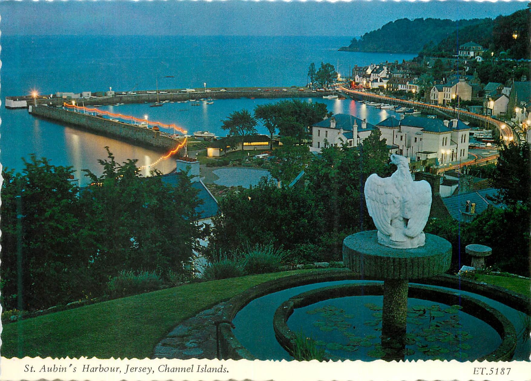 CPM St Aubin's Harbour Jersey Channel Islands