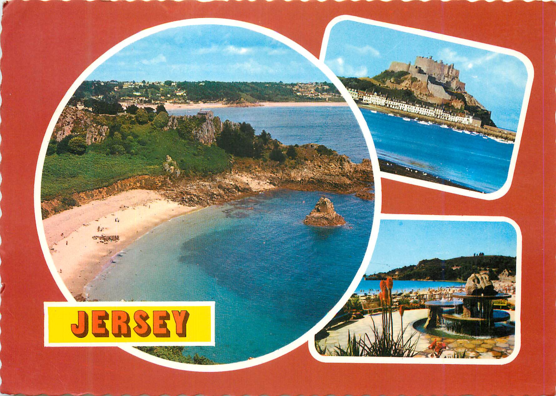 CPM Jersey Mont Orgueil Castle St Brelade's Beauport