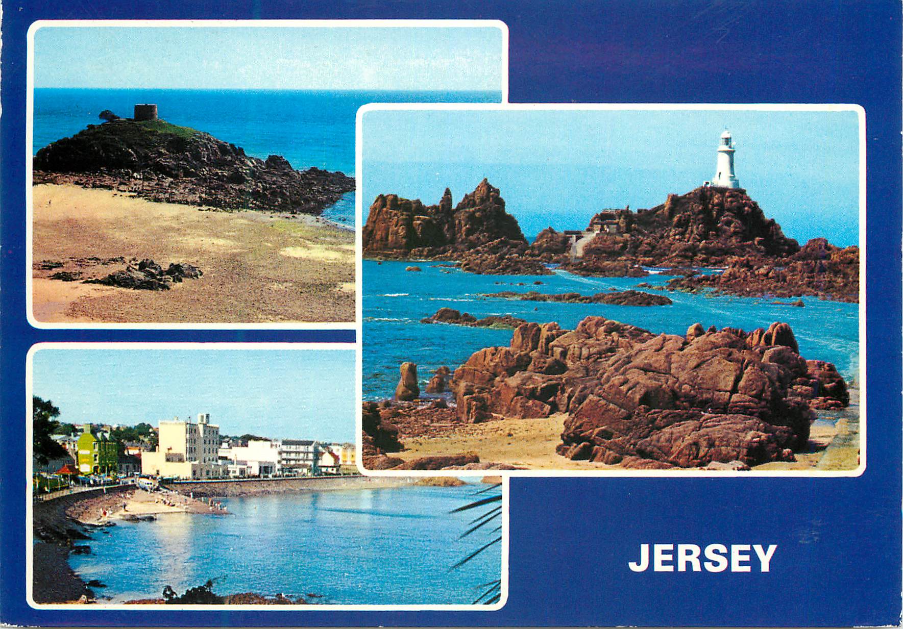 CPM Jersey Portlet Bay Corbiere Lighthouse Havre des Pas