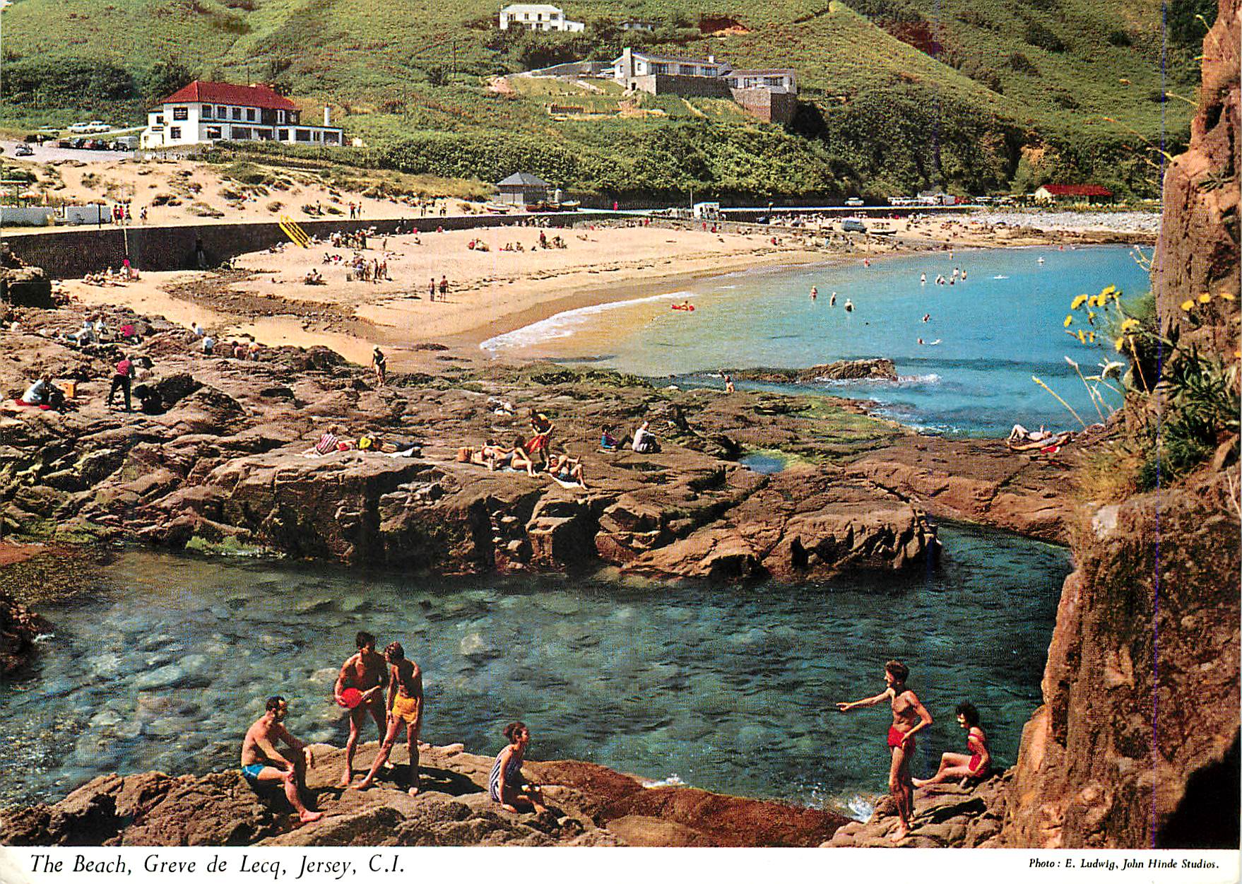 CPM The Beach Greve de Lecq Jersey CI