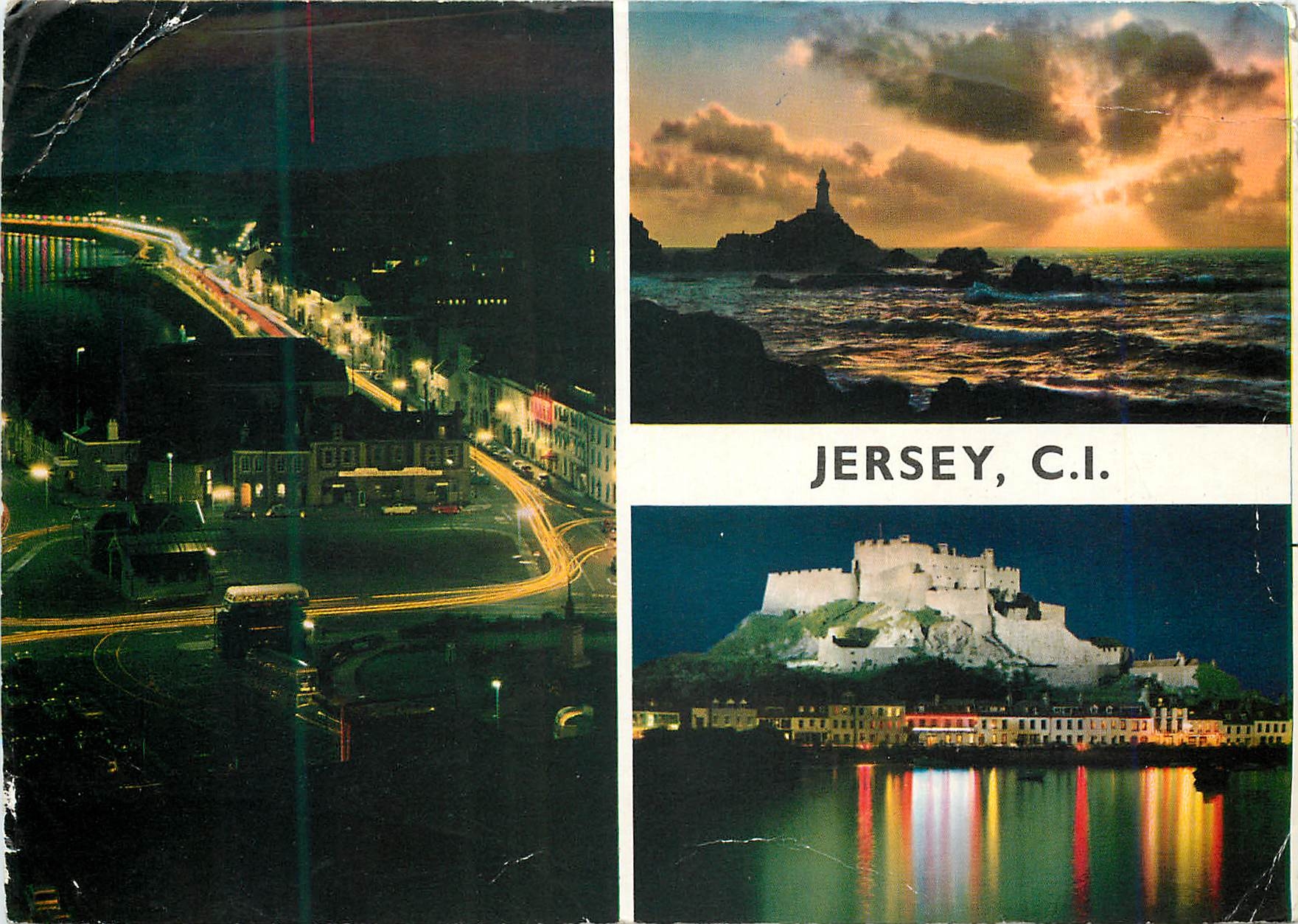 CPM Jersey CI 23 km de la France
