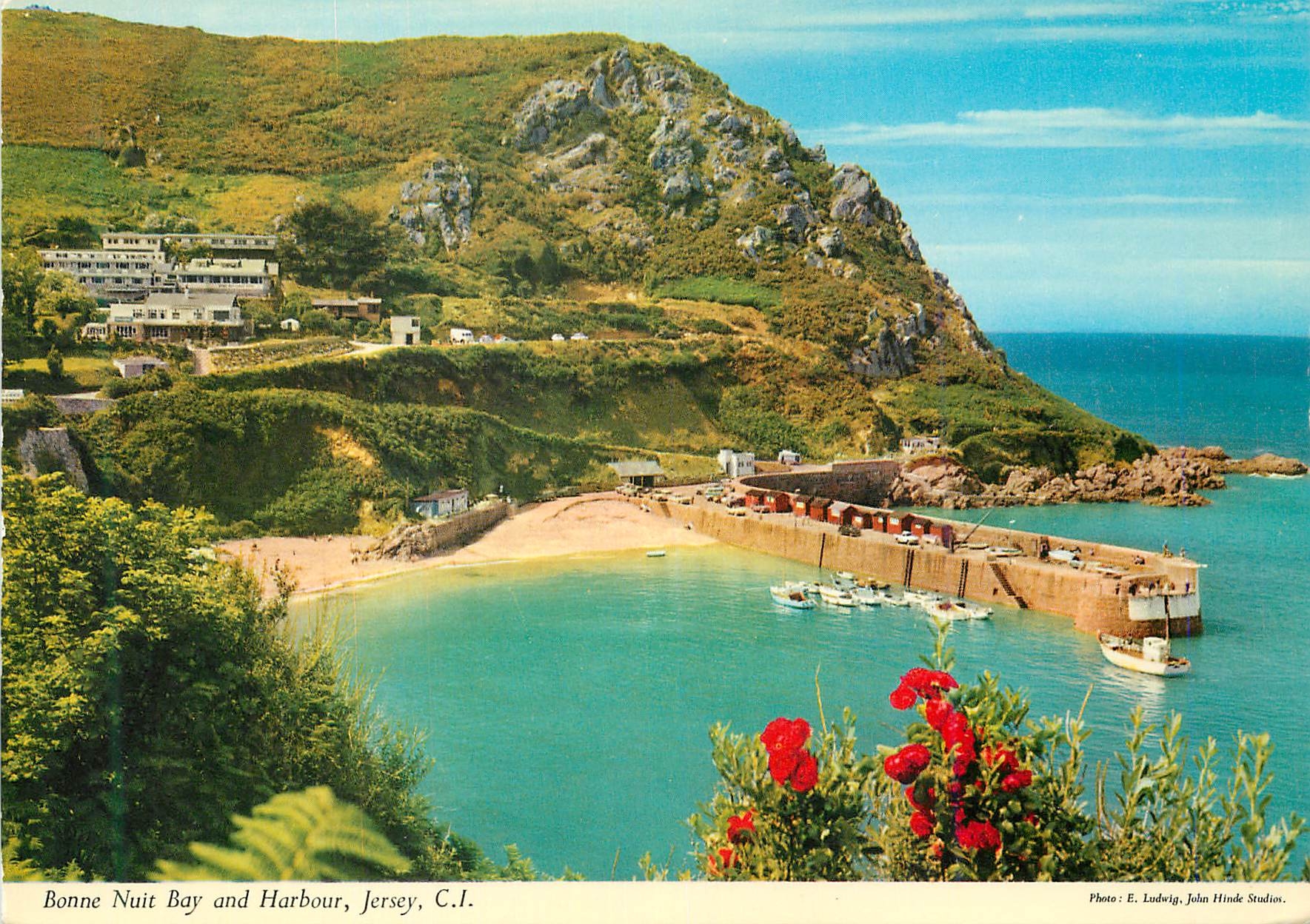 CPM Bonne Nuit bay and Harbour Jersey CI