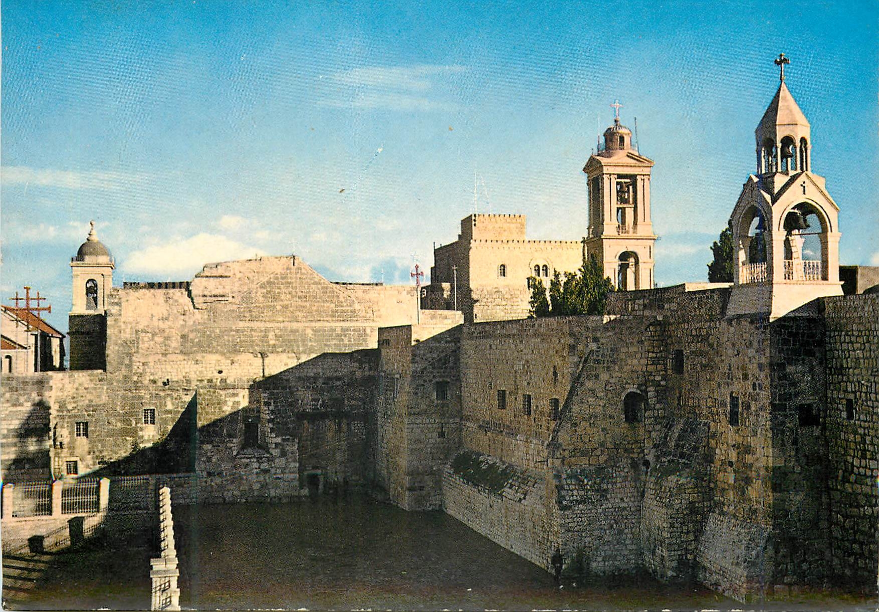 CPM Nativity Church Exterior View Bethlehem Jordan