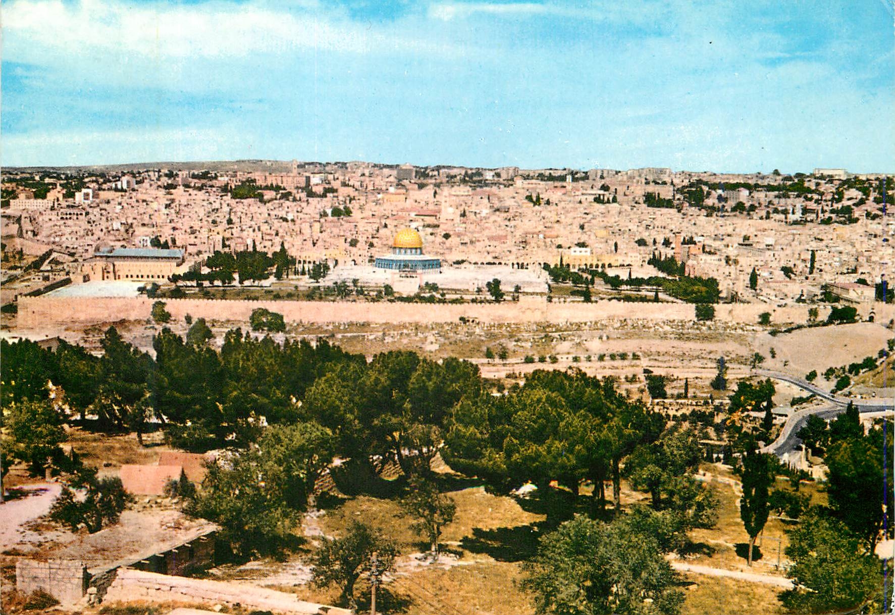 CPM Vue Generale de Jerusalem du Mont des Olives