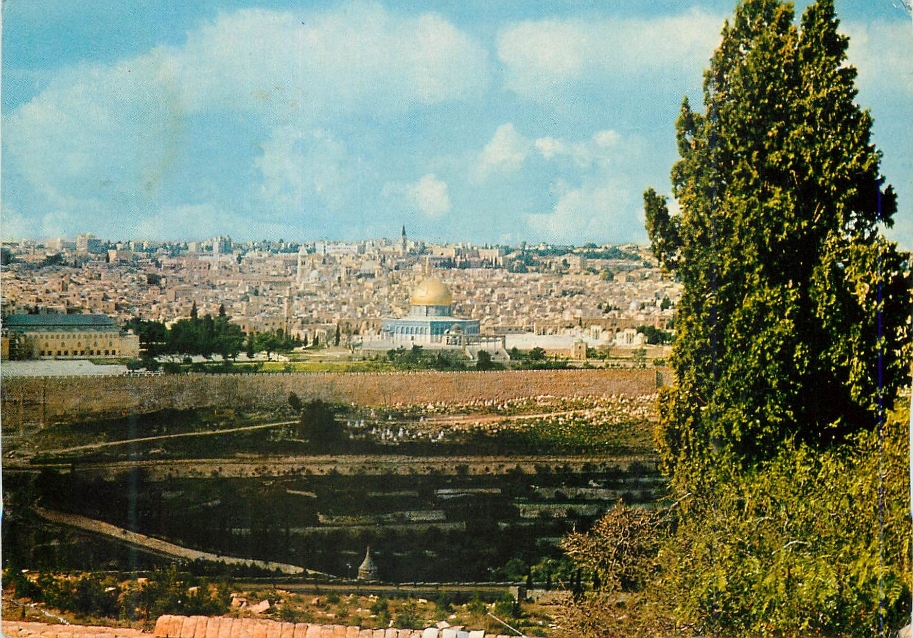 CPM Vue Generale de Jerusalem du Mont des Oliviers