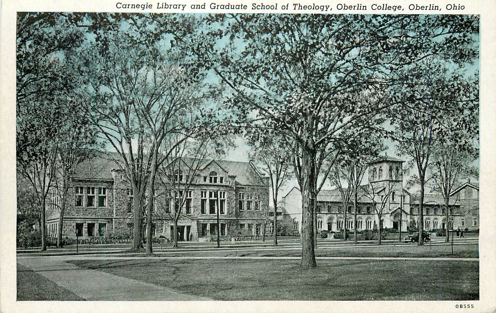 CPA Carnegie Library and Graduate School of Theology Oberlin College Oberlin Ohio