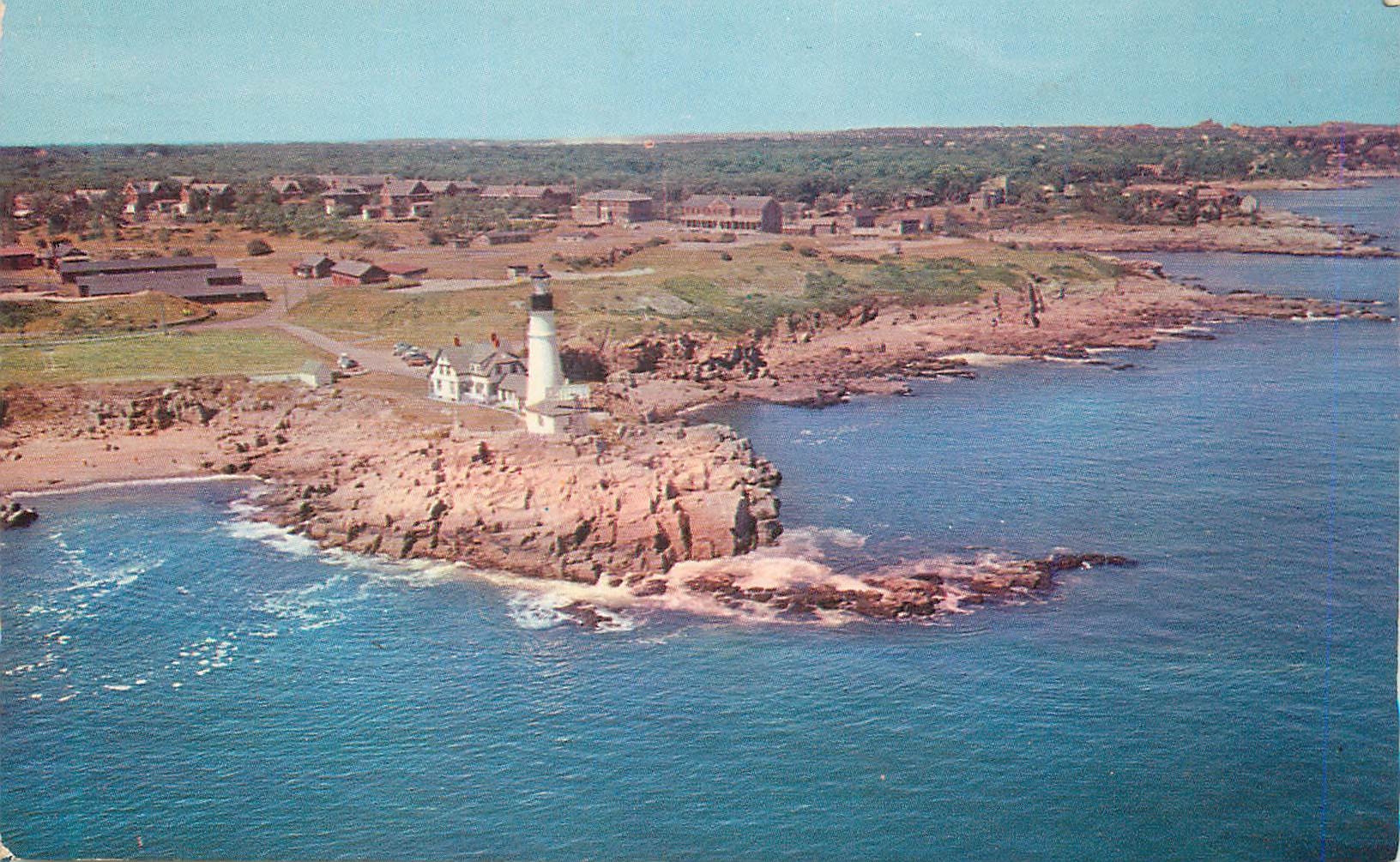 CPM Portland Head Light First Light House Erected by the United State Of America