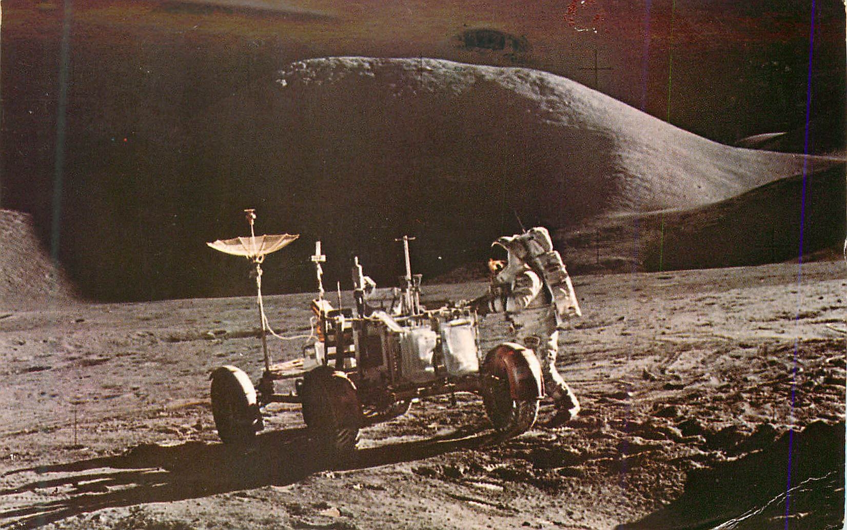 CPM John F Kennedy Space Center Nasa Irwin at Rover Parked nearLM