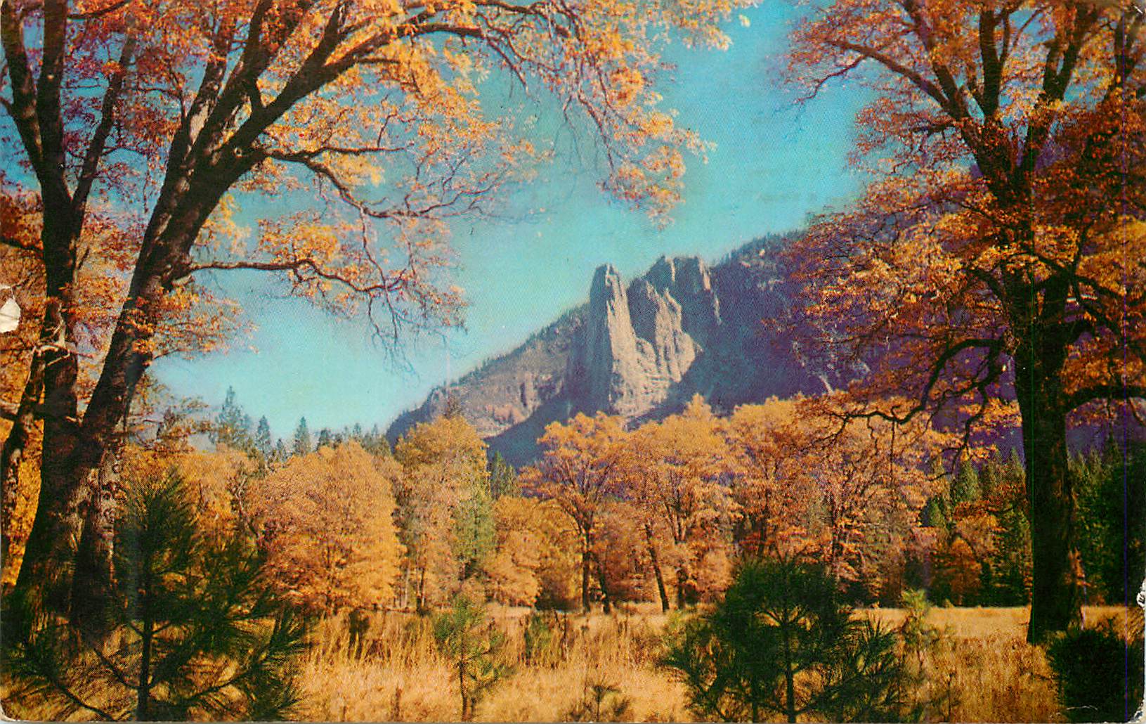CPM Yosemite National Park California Autumn Glory in Yosemite Valley