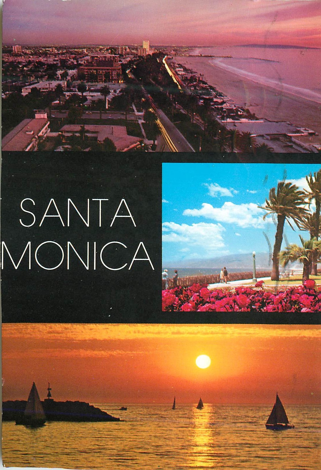 CPM Santa Monica and the Blue Pacific Ocean California