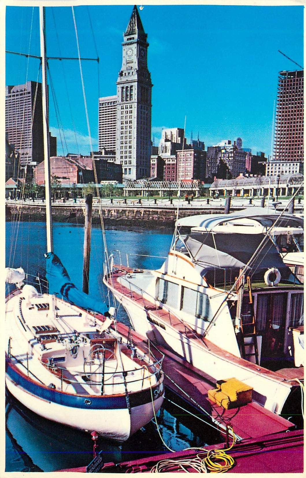 CPM Park of Boston's Waterfront from Commercial Wharf Looking toward Waterfront Park Boston Massachusetts