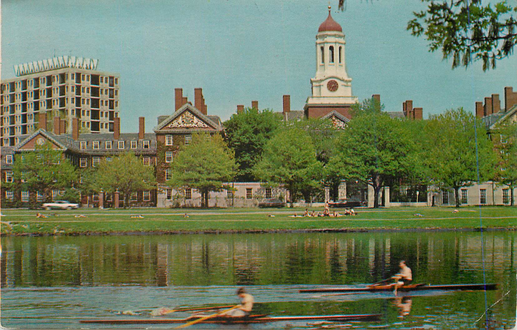 CPM Dunster House and Charles River Cambridge Massachusetts