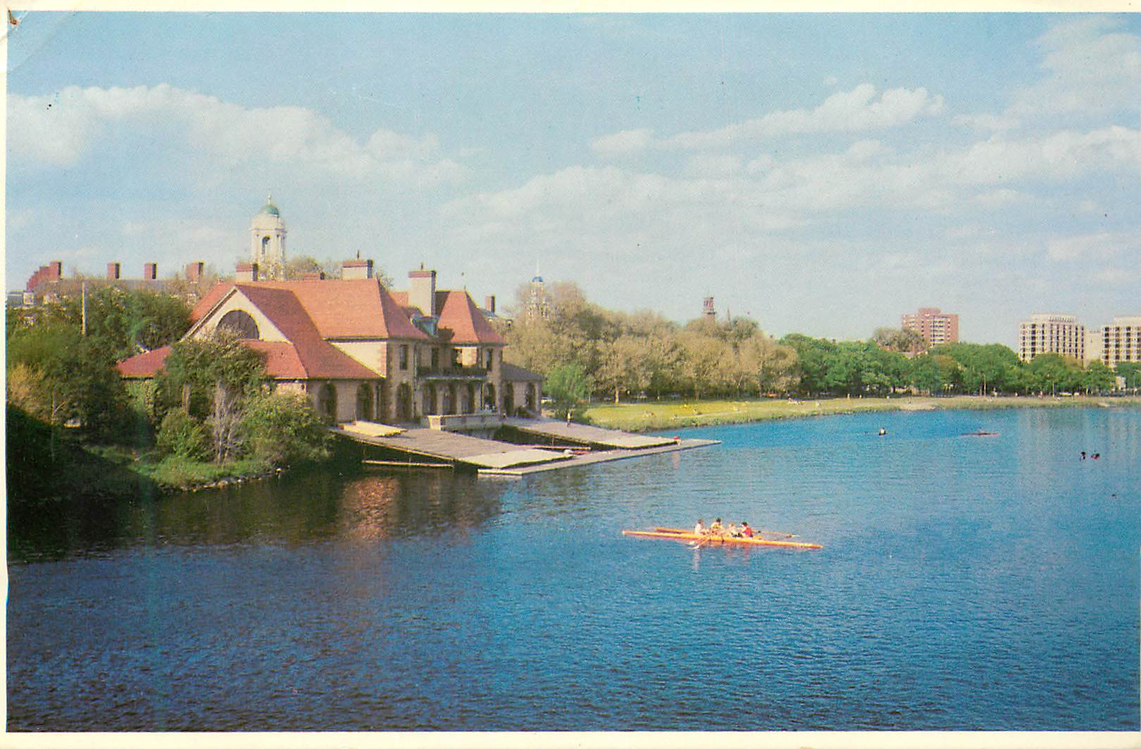 CPM The weld boat House on the Charles River Center of the Boating AC Canoe