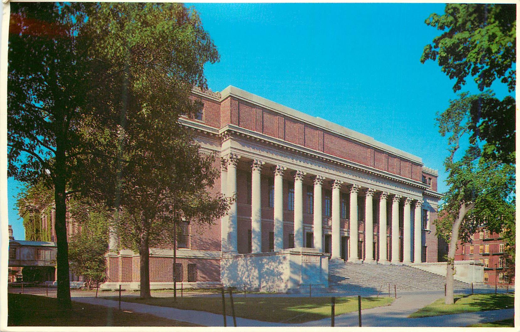 CPM Widener Library 1915 Harvard University Cambridge Mass