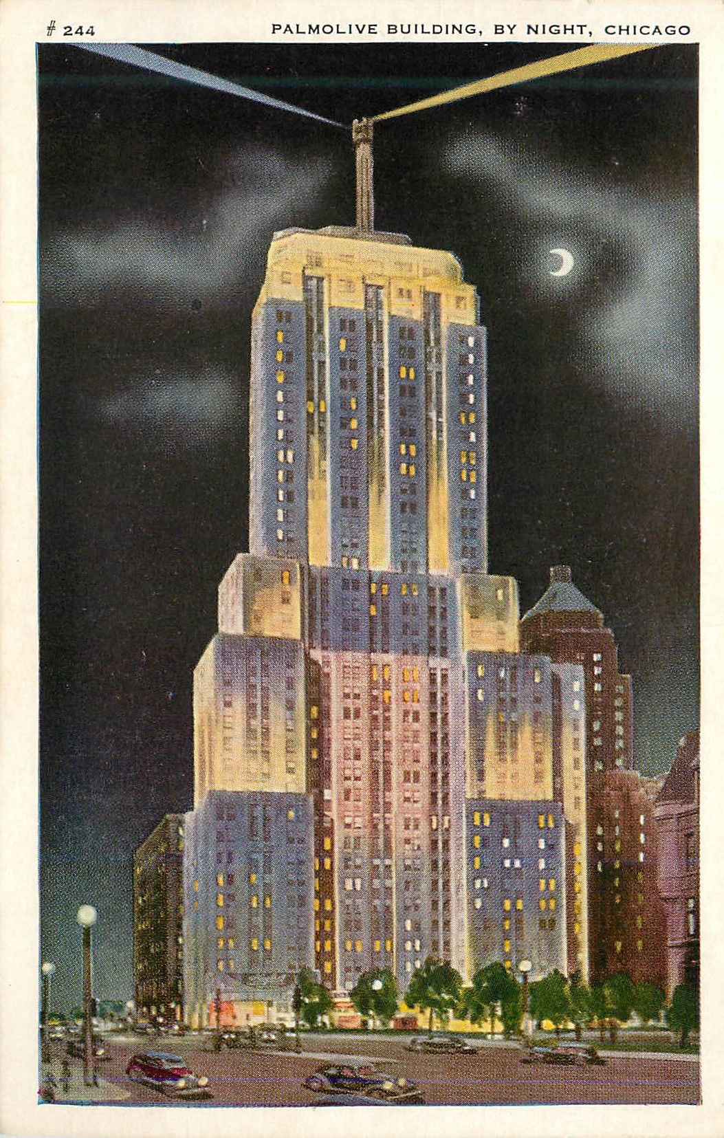 CPM Palmolive Building by Night Chicago