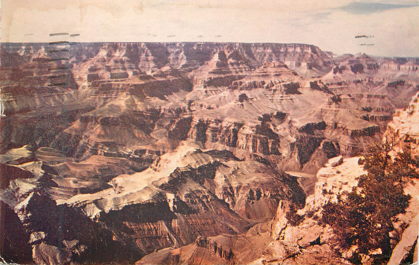 CPM Panorama From South Rim of Grand Canyon
