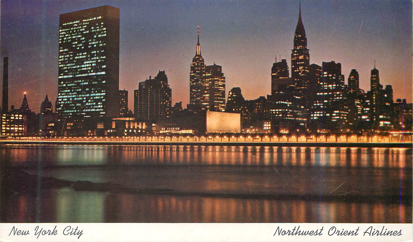 CPM New York City Northwest Orient Airlines