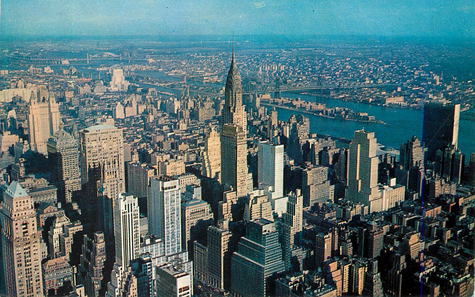 CPM Looking Northeast From Empire State Building Observatory New York City NY