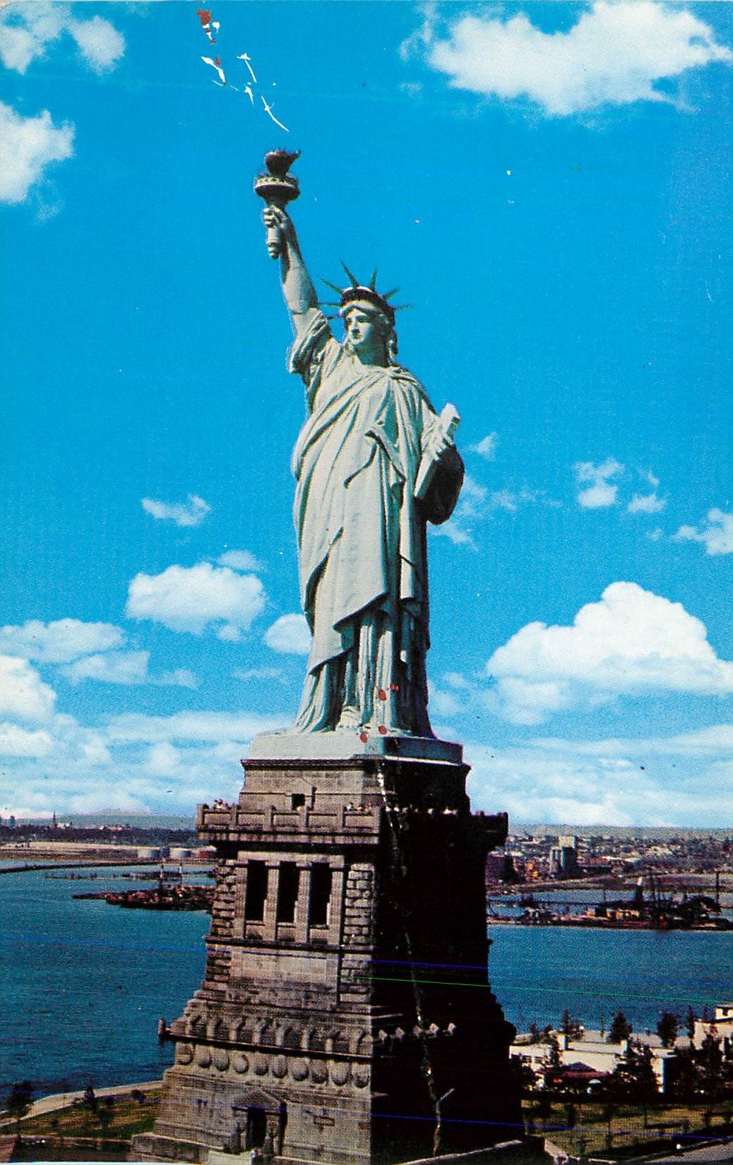 CPM Statue of Liberty Island New York Bay