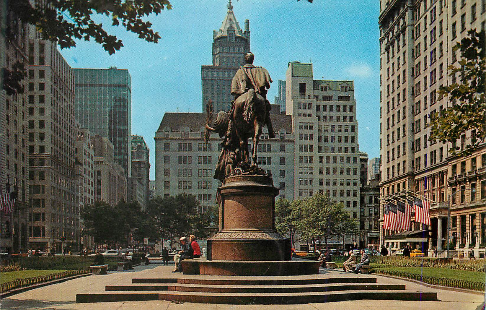 CPM Central Park and Fifth Avenue Looking South New York City