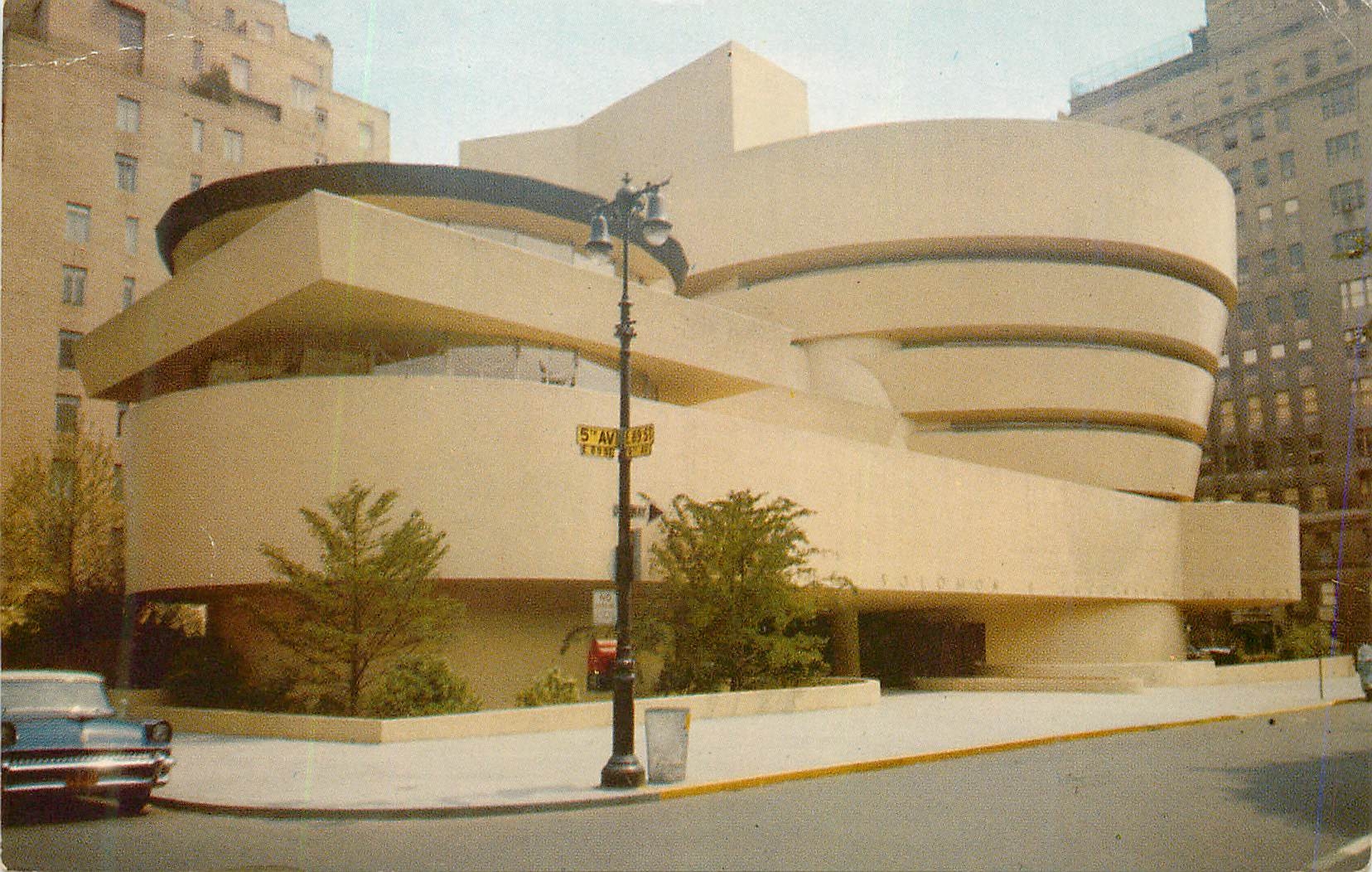 CPM Solomon R Guggenheim Museum 5th Avenue and 89th Street designed by Frank Lioyd Wright