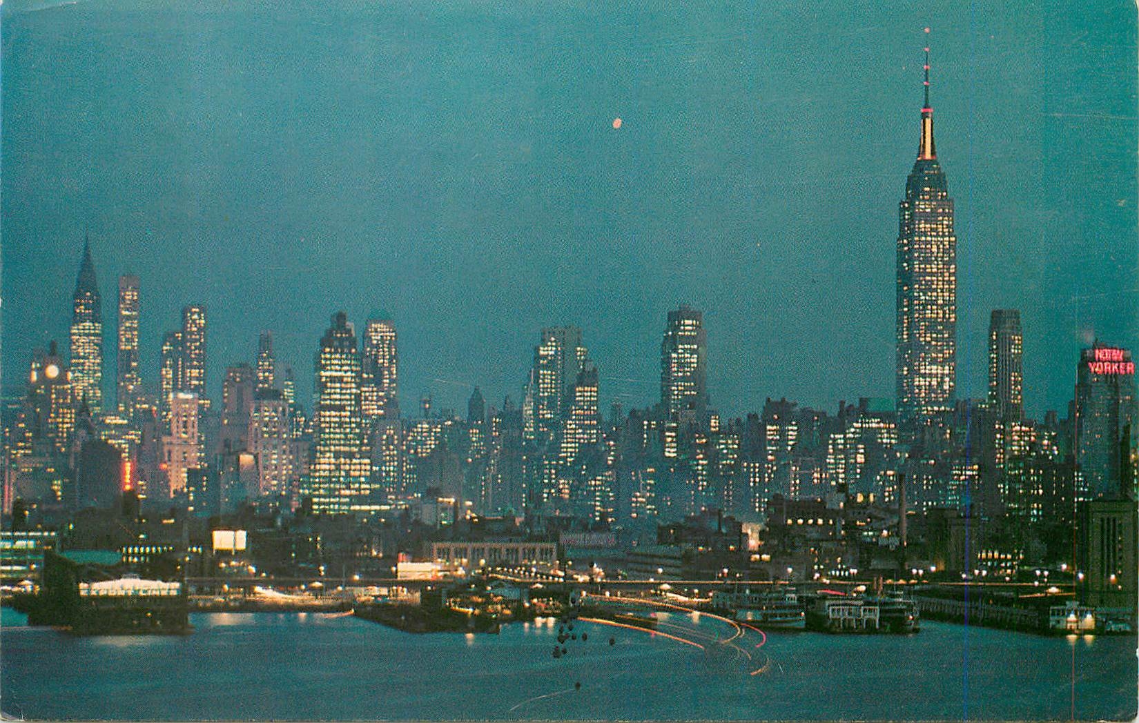 CPM Midtown Manhattan Skyline at Night New York NY