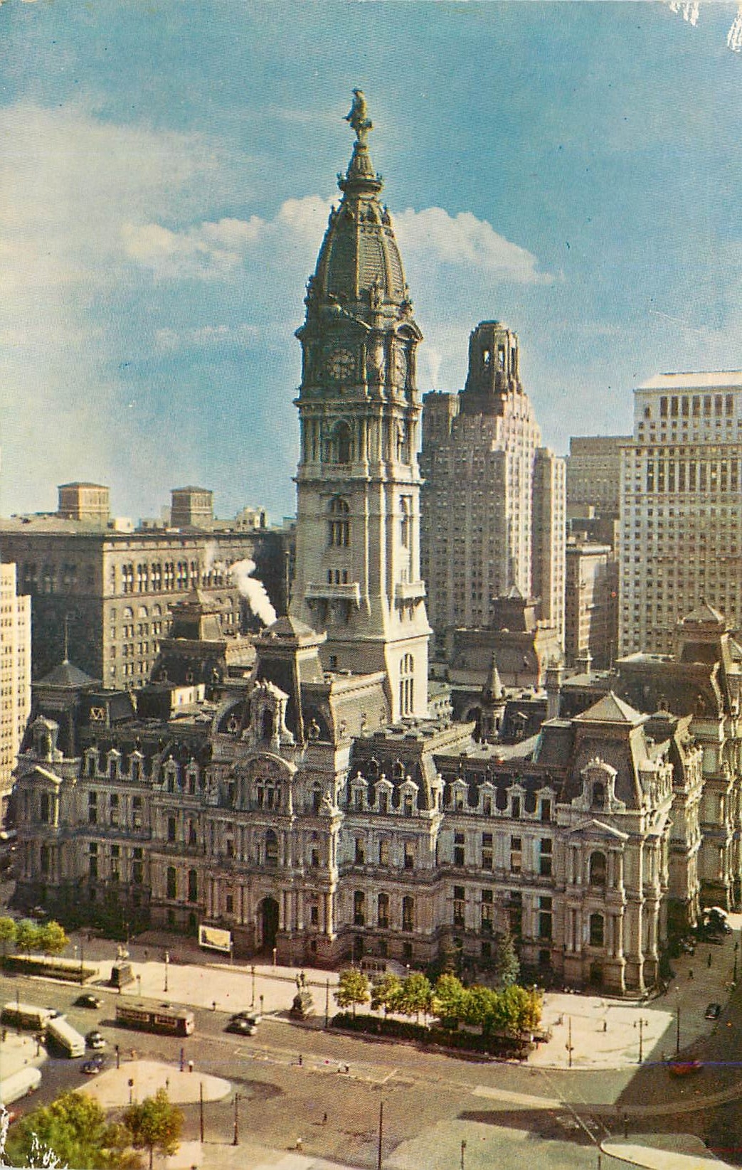 CPM City Hall Philadelphia Height of Tower 547 feet