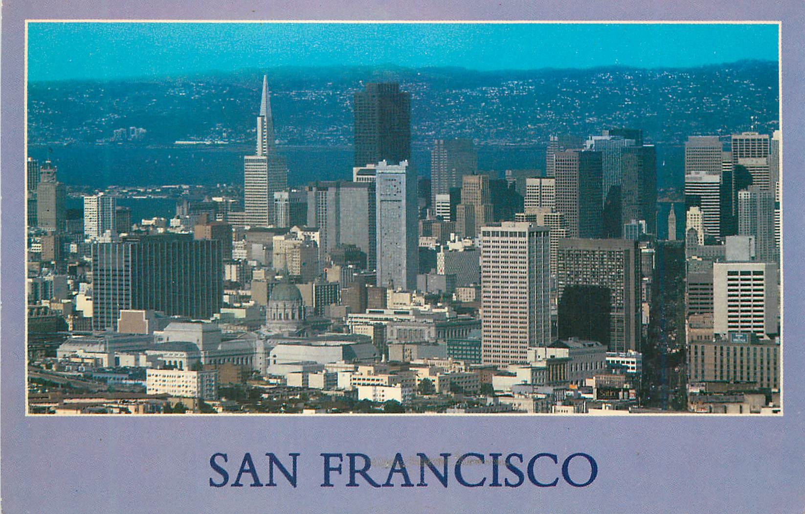 CPM San Francisco California View of San Francisco and the East Bay