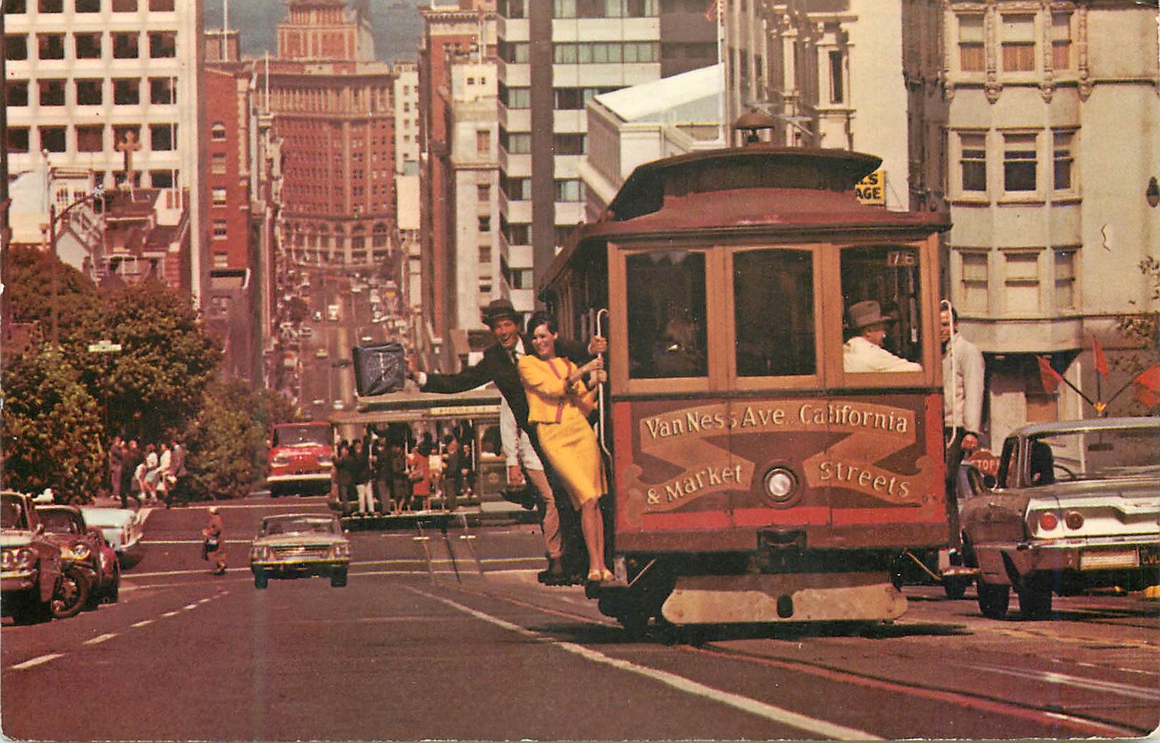 CPM San Francisco California Cable Cars Tramway