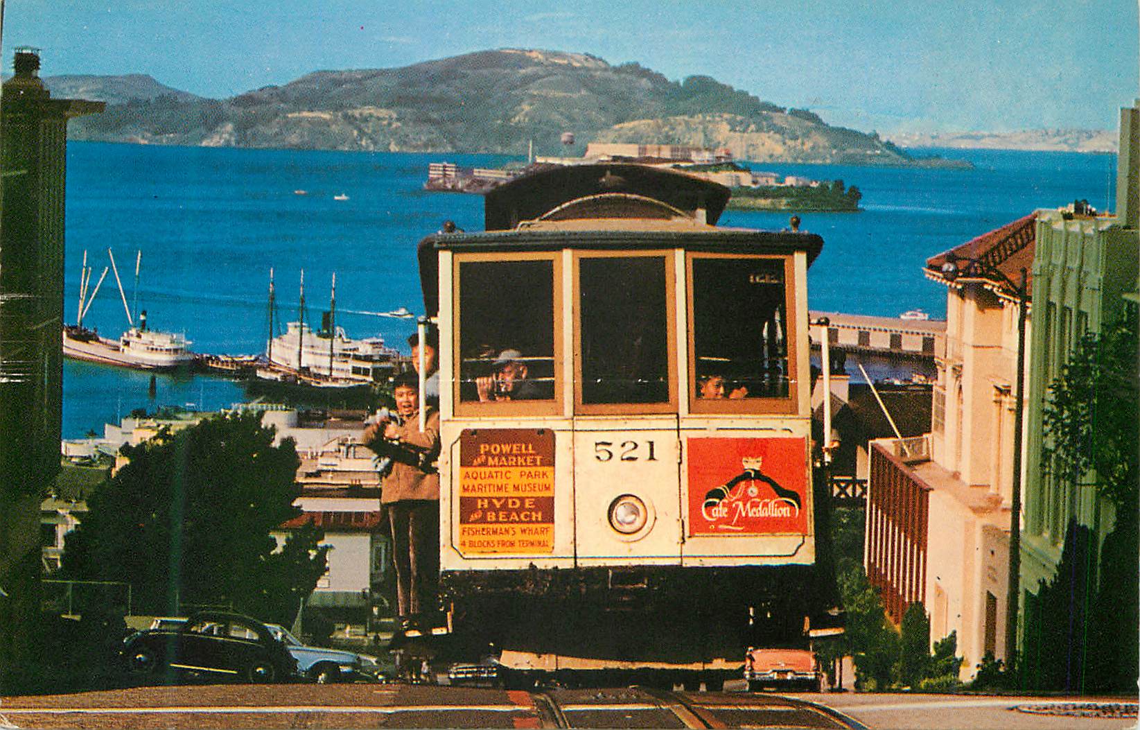 CPM Cable Car on San Francisco Hill Tramway