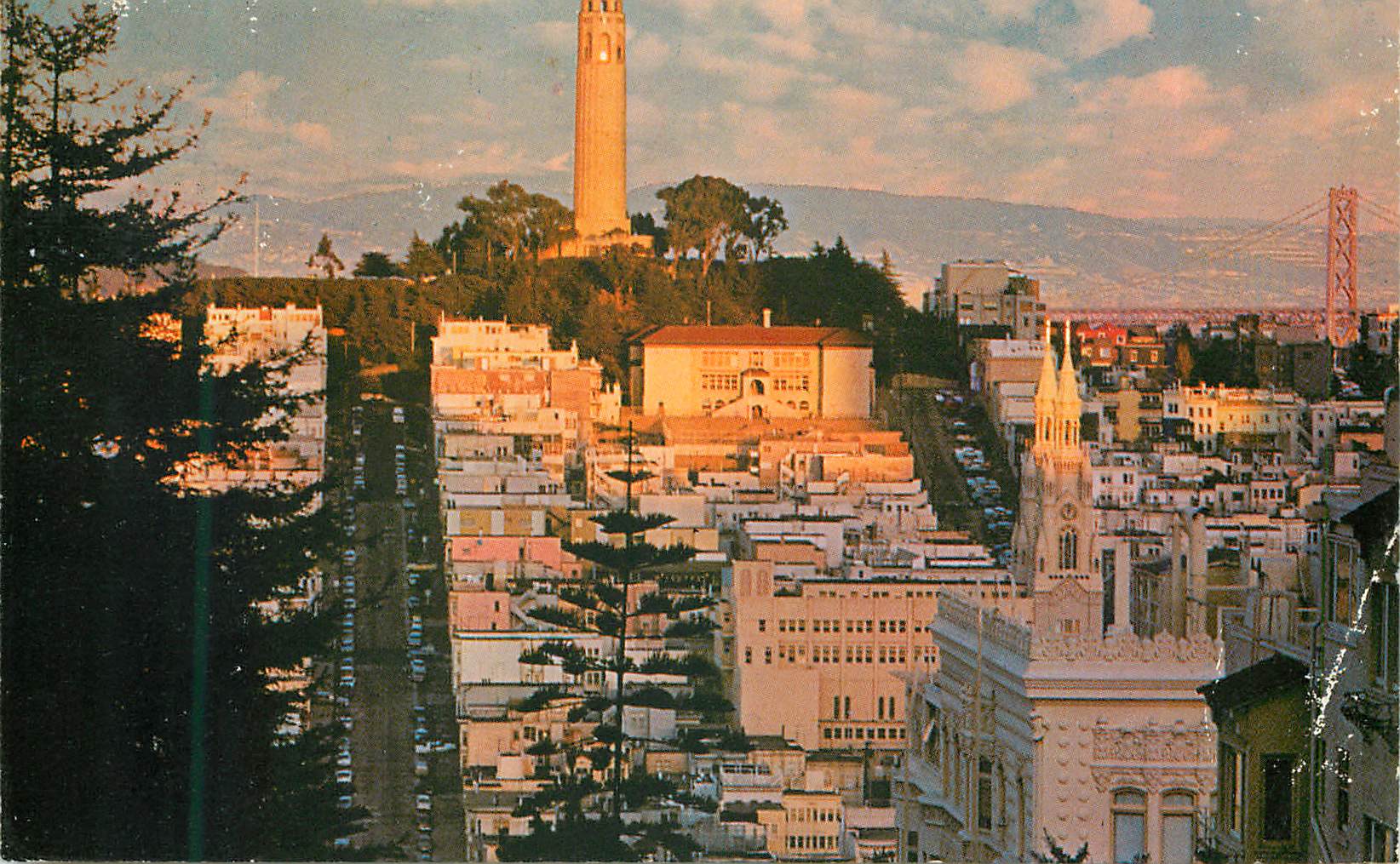 CPM Historic Telegraph Hill and the Famous Coit Tower San Francisco Calif