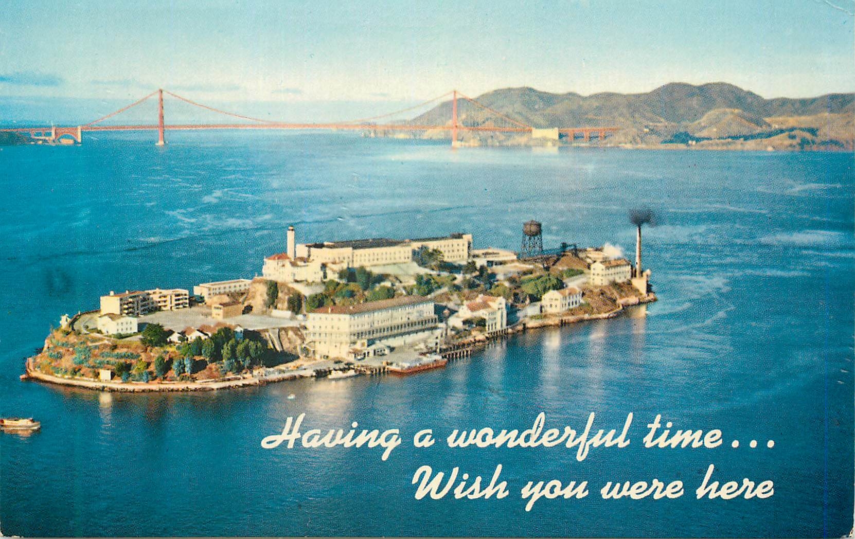 CPM Alcatraz Island San Francisco located in the Bay Between San Francisco and Sausalito